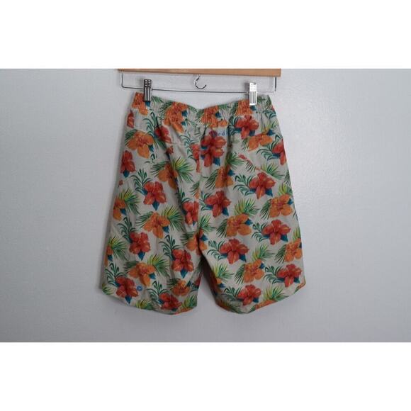 Birddogs Shorts Small Long Shorts Tropical Floral Hawaiian Lined Gym Training - Picture 2 of 3